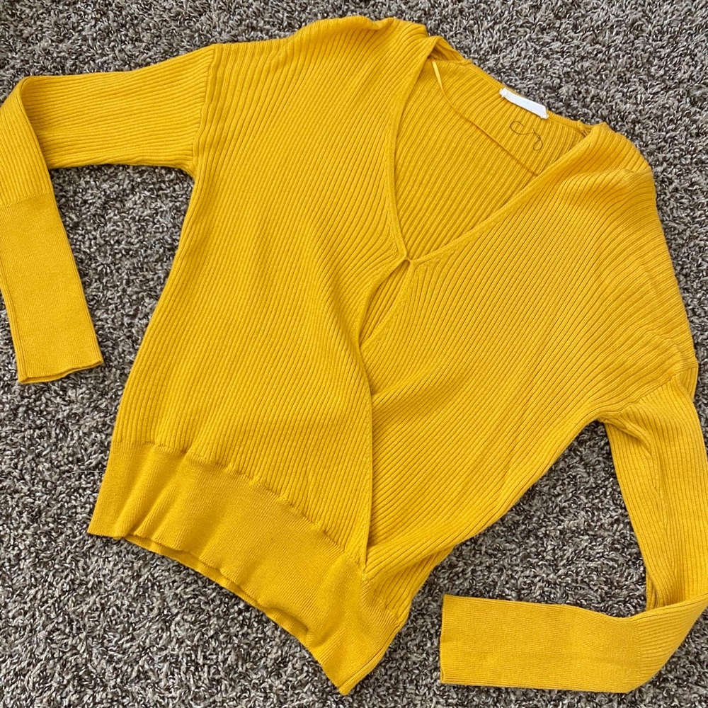 Yellow Elodie long sleeve shirt